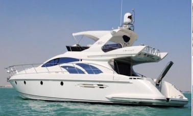 Azimut Flybridge 50ft Motor Yacht for rental in Monaco 🇲🇨 💎