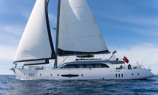 Captained Chater 132ft Sailing Yacht in Turkey Platin Yachting