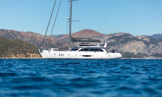 Captained Chater 132ft Sailing Yacht in Turkey Platin Yachting