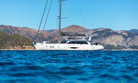 Captained Chater 132ft Sailing Yacht in Turkey Platin Yachting