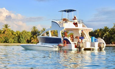 🤩🥳 Catamaran Party Boat for 40 People in Miches 🤩🥳