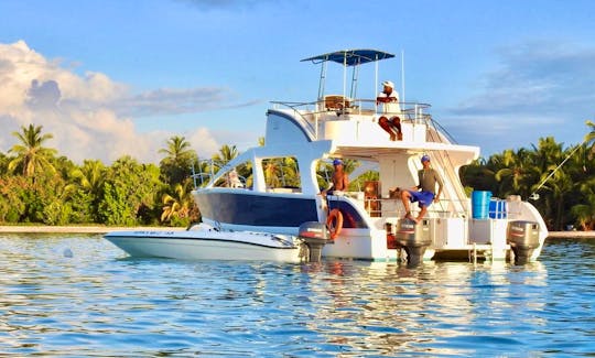 Catamaran Party Boat for 40 People in Miches, El Seibo