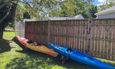 Location de kayaks sur le lac Reeds, à East Grand Rapids