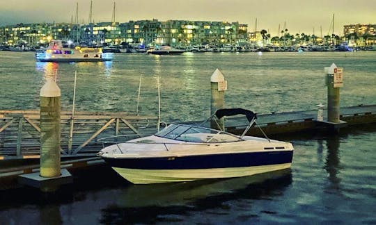 22’ Captained power boat for guided fishing trips in Marina del Rey