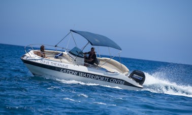 Charter 22 ft Marinello Speedboat in Cyprus, Poli Crysochous