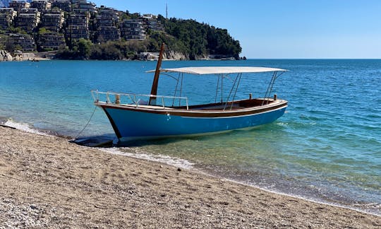 Traditional Wooden Boat for rent in Budva
