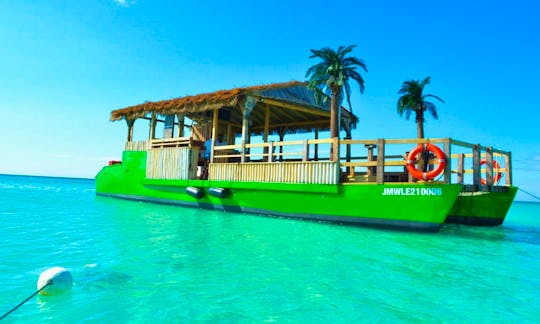 PARTY Day Cruise Aboard 50' Tiki Catamaran in Jamaica!