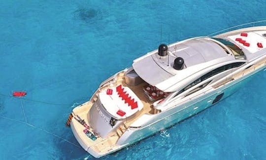  LEGENDARY Pershing 72 Power Mega Yacht Rental in Eivissa, Illes Balears