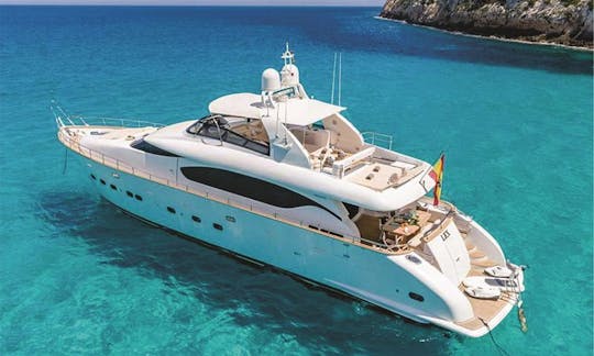 LEX Maiora 24S Power Mega Yacht Rental in Eivissa, Illes Balears