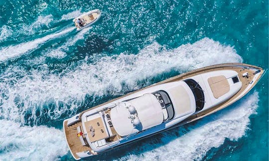 ''Lex'' Maiora 24s Power Mega Yacht Rental in Eivissa, Illes Balears