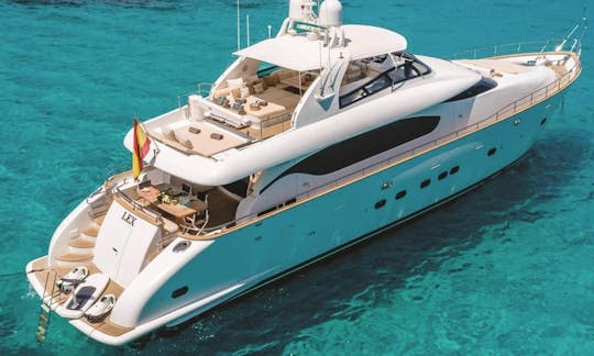 LEX Maiora 24S Power Mega Yacht Rental in Eivissa, Illes Balears