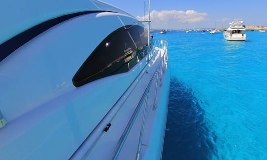 Charter the Mangusta 72 Power Mega Yacht in Eivissa, Illes Balears