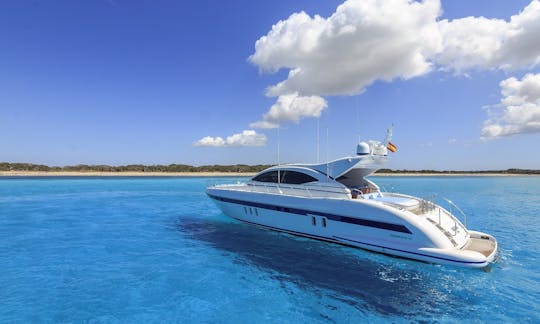 Charter the Mangusta 72 Power Mega Yacht in Eivissa, Illes Balears