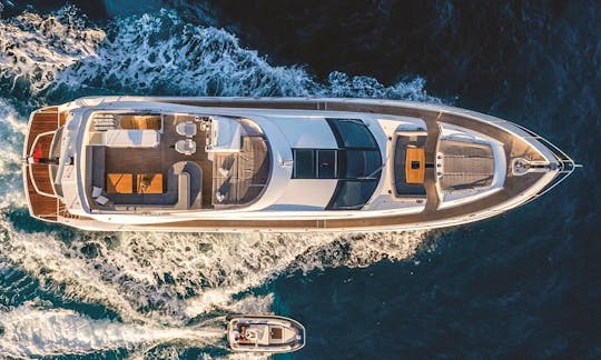''Seawater'' Sunseeker 80 Sport Power Mega Yacht Rental in Eivissa