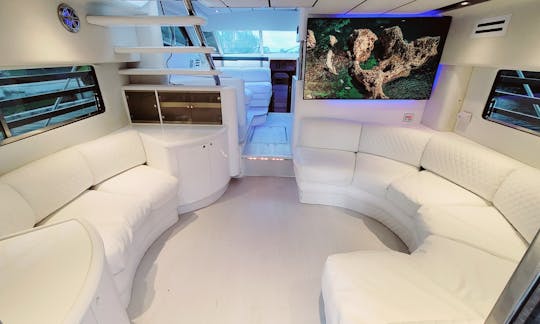 65' FLYBRIDGE Yacht up to 12 guests Day/Night (Jetski optional)