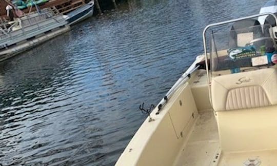 Scout 16'2 Center Console with 4 stroke motor on Weeki Wachee River