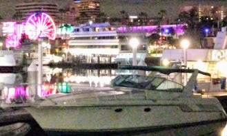 Romantic Private City lights yacht cruise for 2-6 people on 42 ft motor yacht