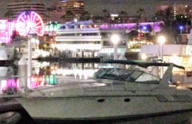 Romantic Private City lights yacht cruise for 2-6 people on 42 ft motor yacht