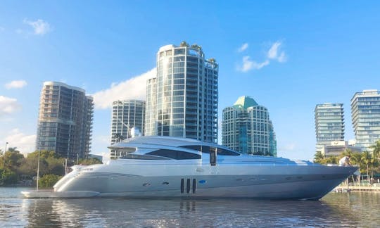 94ft Pershing Mega Yacht in North Miami Beach, Florida