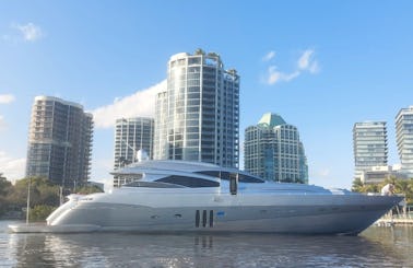 94ft Pershing Mega Yacht in North Miami Beach, Florida