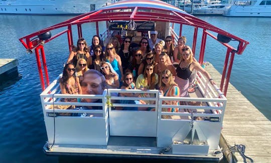 35ft Cycleboat Party Pontoon Boat Rental in Jersey City, New Jersey