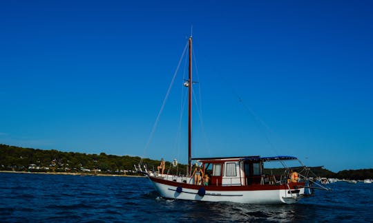 Tour with our Beautiful 46ft Wooden Sailer from Banjole!