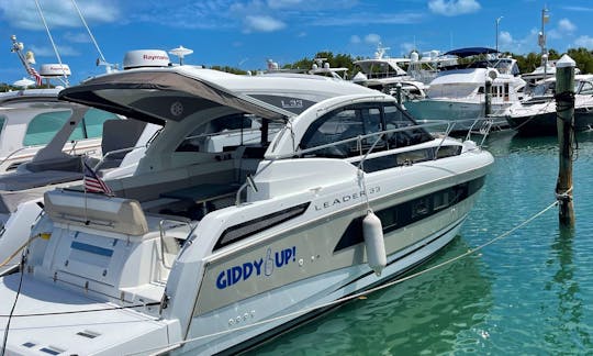 33' Jeanneau Leader Motor Yacht Available In Miami Beach, Florida