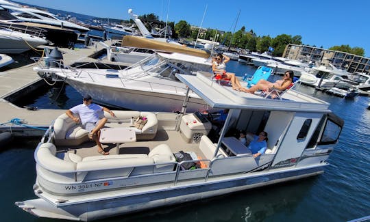 BATEAU PONTON DE FÊTE DE 30 PIEDS ! 