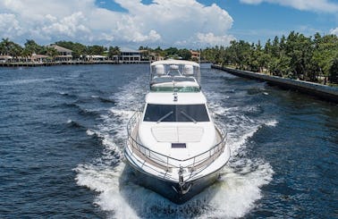 Charter the Uniesse 55 Fly Bridge Motor Yacht in Miami Beach, Florida