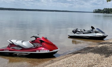 Deux motoneiges Yamaha Waverunner VX à louer sur le lac Oconee