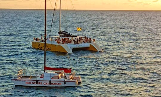 Sunshine Catamaran in Negril sunset tour