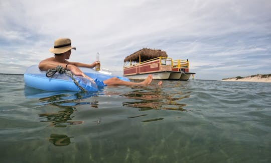 The Tiki Boat of the Hamptons 