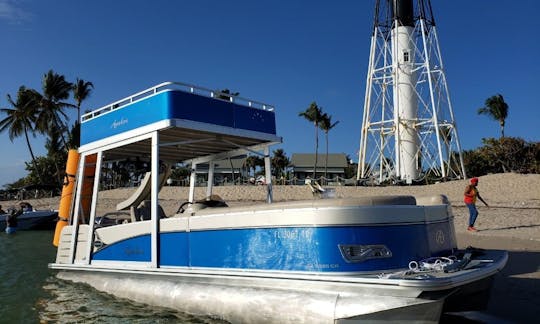 Blue Wave FUNship Pontoon Rental in Fort Lauderdale, Florida!!