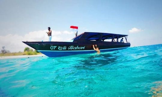 SnorkelingTrip Around 3 Gili By Glass Bottom Boat IDR 1.200.000