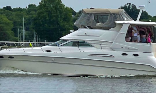 45' Sea Ray Flybridge Motor Yacht for charter in Nashville and Old Hickory