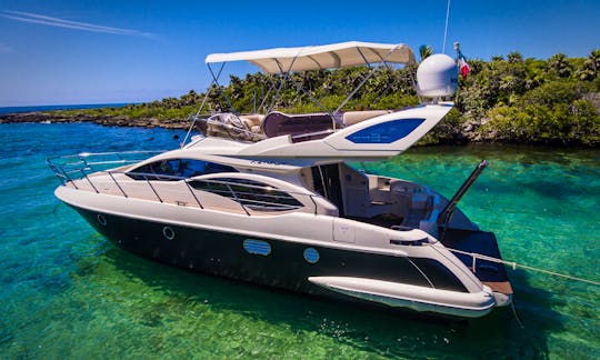An Amazing Experience Aboard of Azimut for up to 12 People in Tulum and Riviera Maya