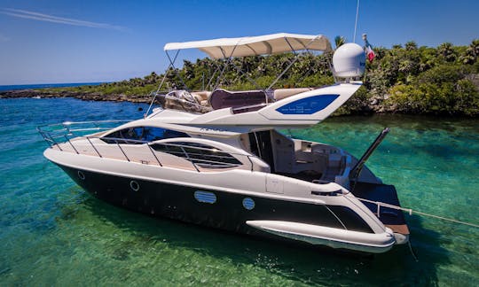 An Amazing Experience Aboard of Azimut for up to 12 People in Tulum and Riviera 