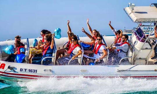 90 Minutes Speedboat Tour around Dubai Marina, Atlantis and Burj Al Arab with complimentary drinks