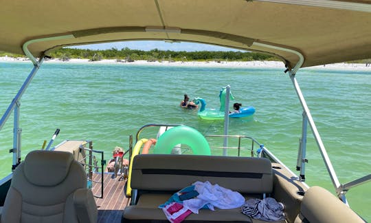 Boat Tours in Fort Myers Beach on Godfrey 2286 SFL Pontoon