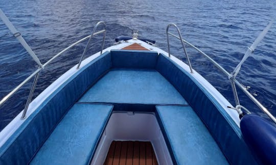 Your Aquatic Escape: Rent a 16ft Ayhan Deck Boat in Kalivia, Captain Optional!