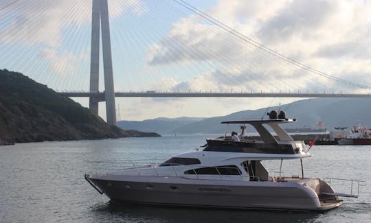 Yacht à moteur de luxe Turkey de 60 pieds 2021 à louer à Istanbul