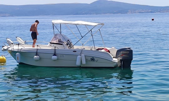 Rent a 23' Pacific Craft in Selce, Croatia