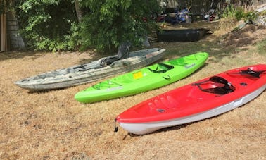 (3) Pelican Kayaks for rent in Lone Oak