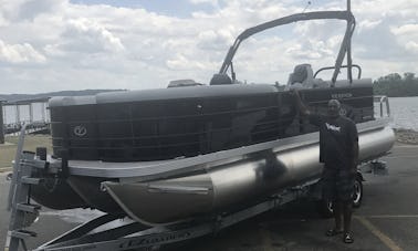 Croisière avec ponton véranda de 25 pieds sur le lac Allatoona