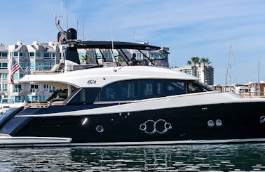 Luxury 74 Ft. Power Mega Yacht Monte Carlo Sleekness (Up to 12 Guests)
