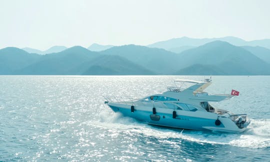 Azimut 55' Luxury private tour to explore Antalyas hidden gems!