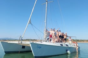 Fountaine Louisiane Cruising Catamaran Rental in Ferragudo, Faro
