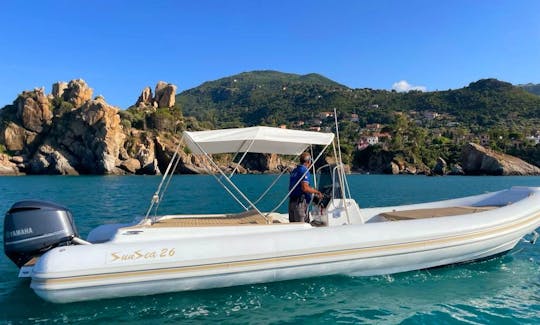 Sunsea 26 RIB Rental in Cefalù, Sicily