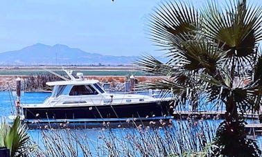 Naviguez dans le Delta avec Captain Ray ! Yacht Sabre de 42 pieds pour des excursions fluviales.