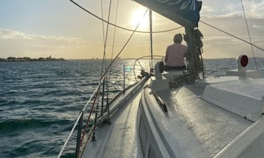 Cruzeiro ao pôr do sol em San Juan, Porto Rico